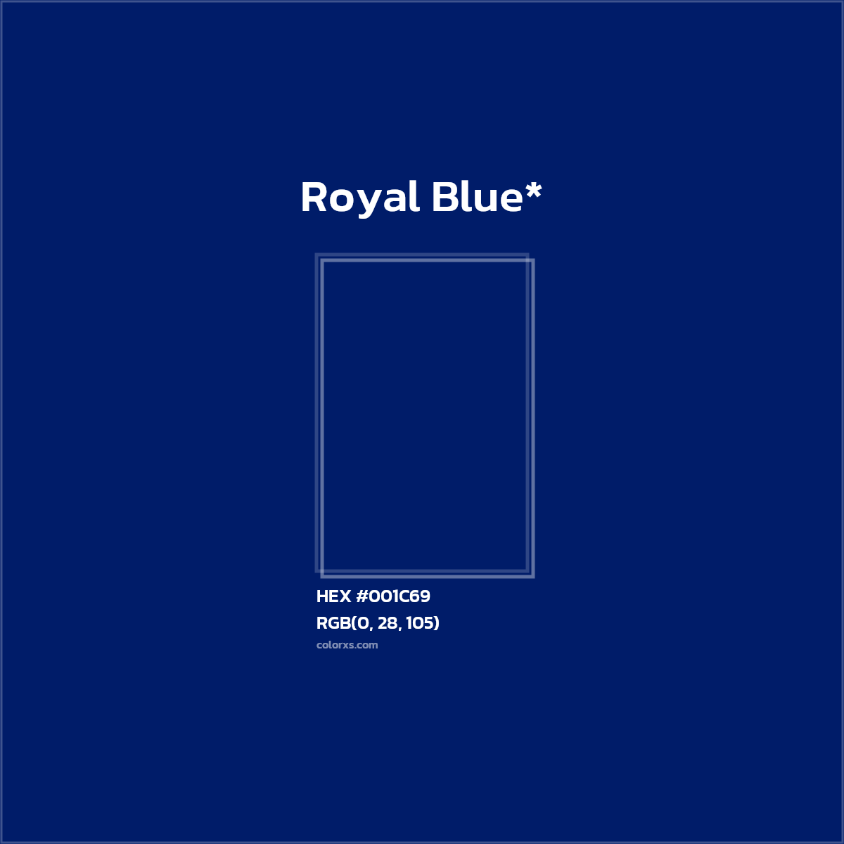 HEX #001C69 Color Name, Color Code, Palettes, Similar Paints, Images