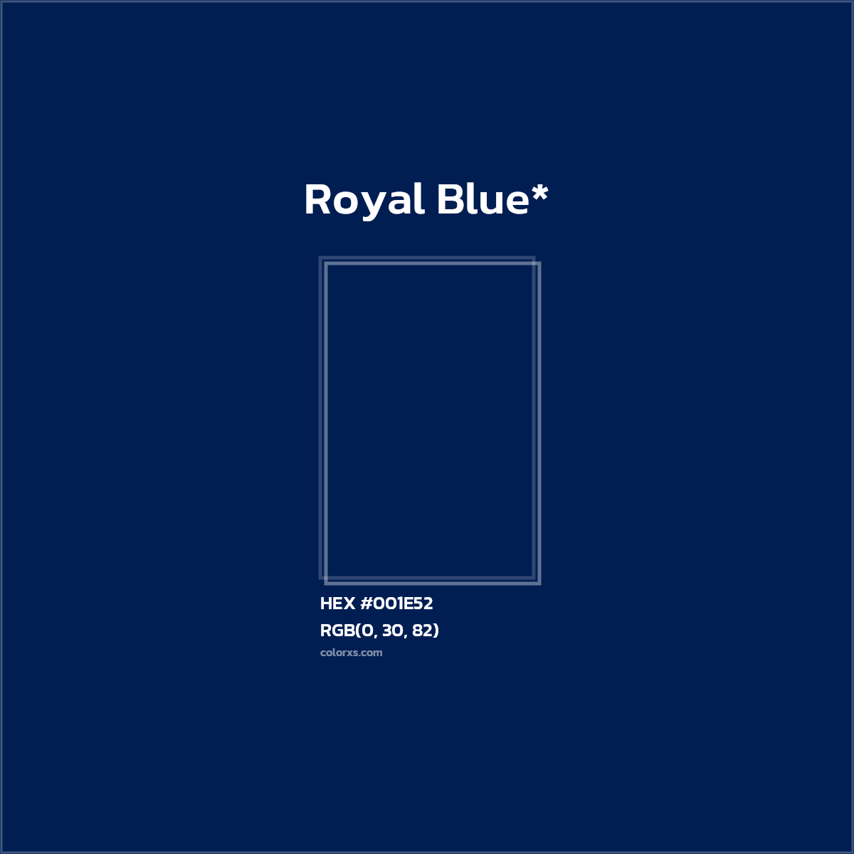 HEX #001E52 Color Name, Color Code, Palettes, Similar Paints, Images