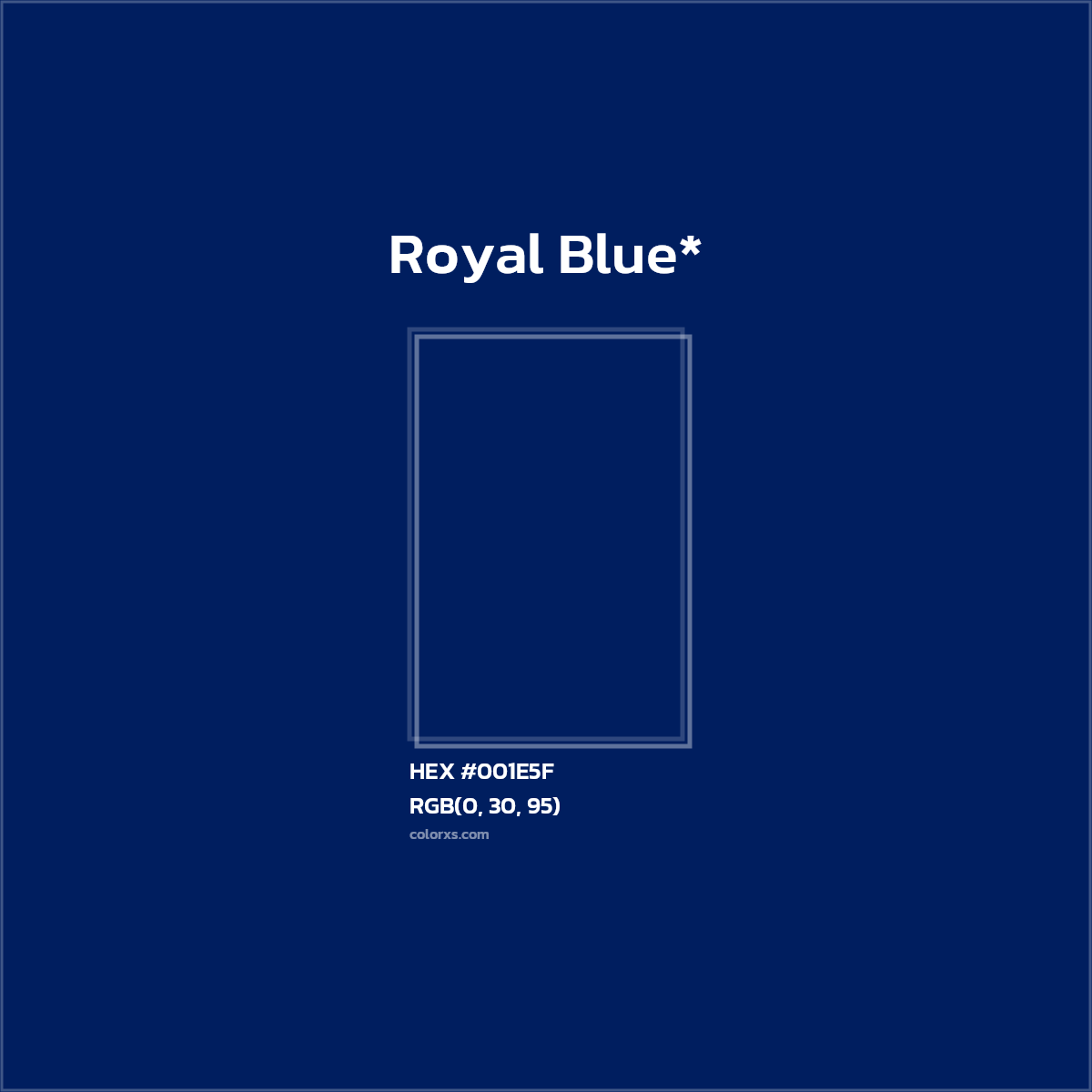 HEX #001E5F Color Name, Color Code, Palettes, Similar Paints, Images