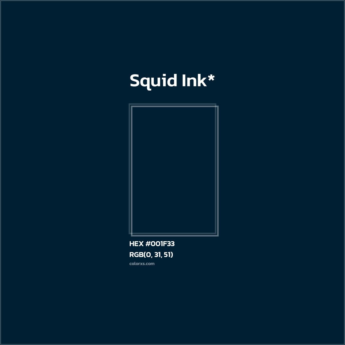 HEX #001F33 Color Name, Color Code, Palettes, Similar Paints, Images