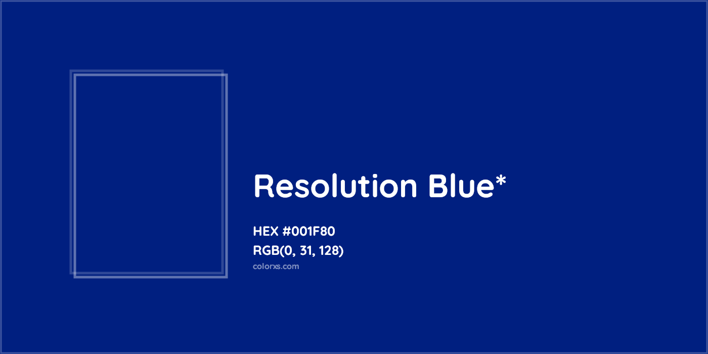 HEX #001F80 Color Name, Color Code, Palettes, Similar Paints, Images