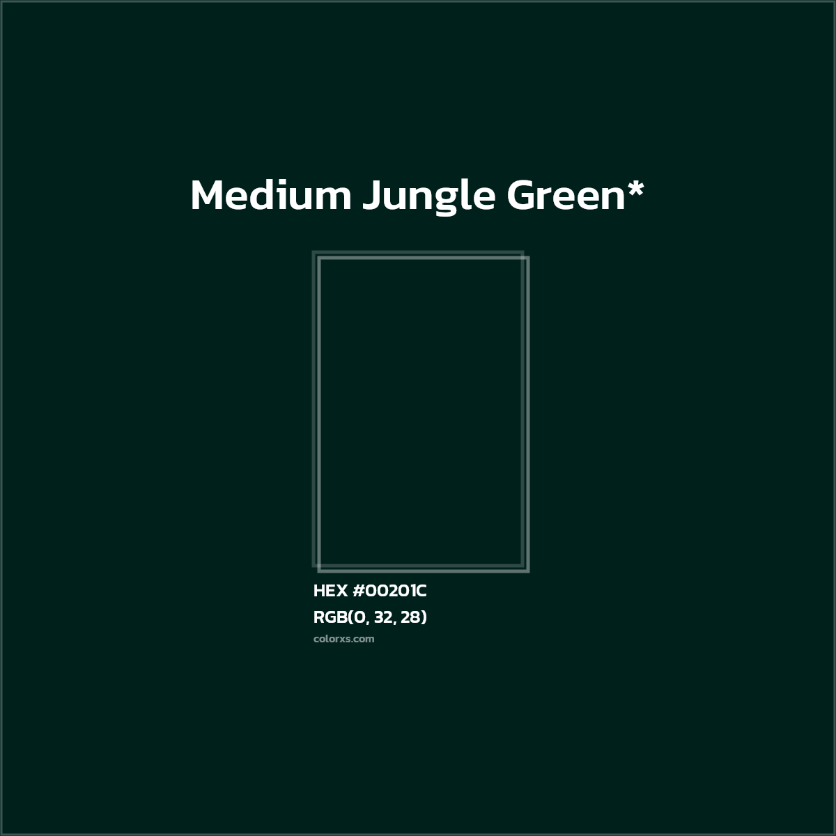 HEX #00201C Color Name, Color Code, Palettes, Similar Paints, Images