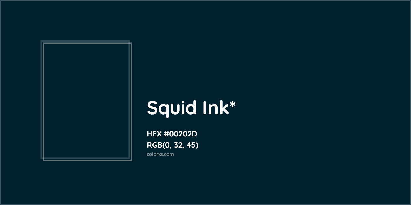 HEX #00202D Color Name, Color Code, Palettes, Similar Paints, Images