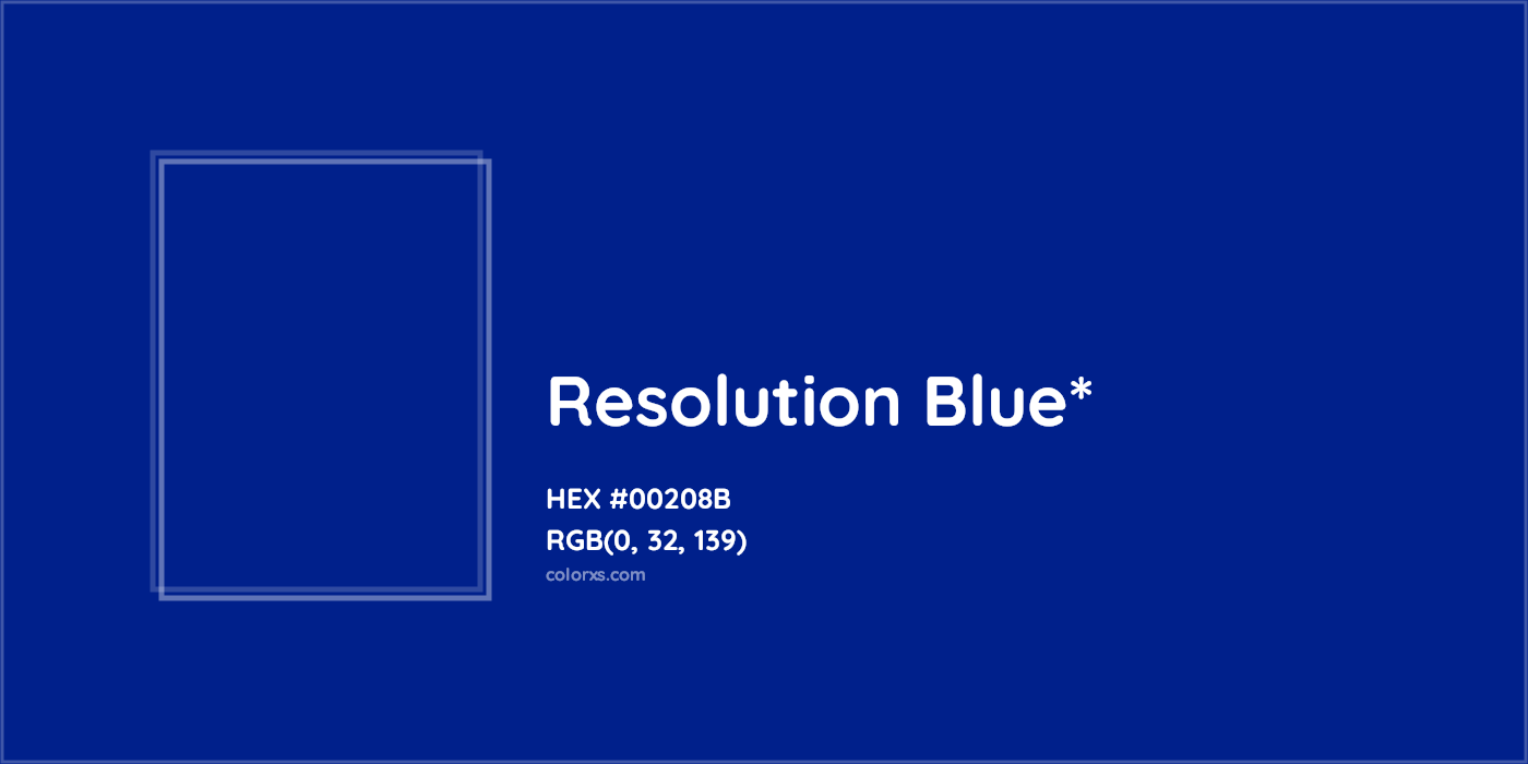 HEX #00208B Color Name, Color Code, Palettes, Similar Paints, Images