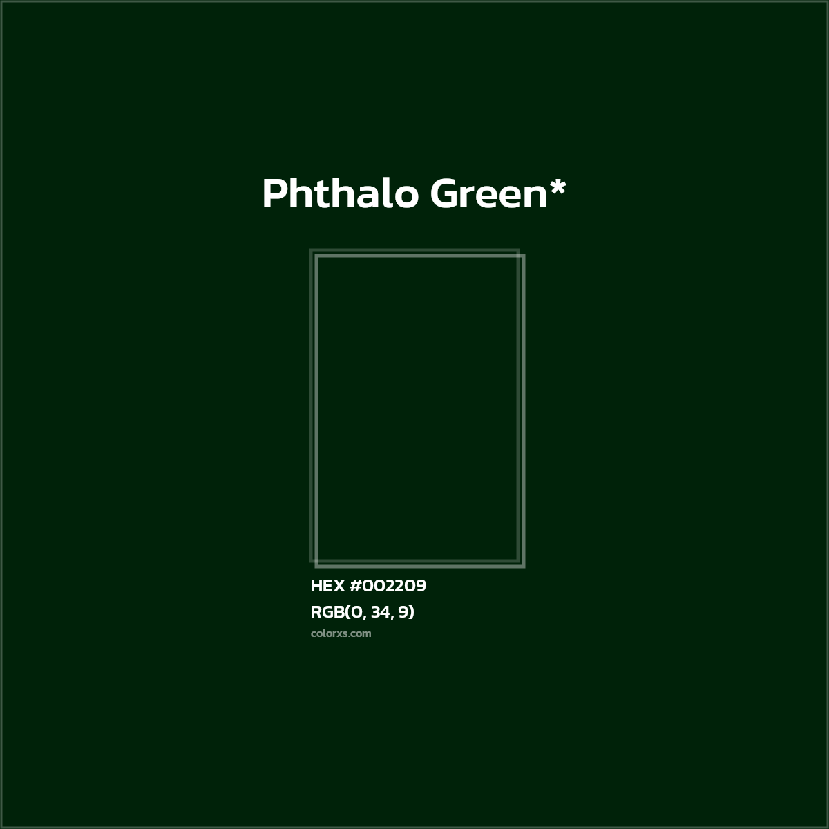 HEX #002209 Color Name, Color Code, Palettes, Similar Paints, Images