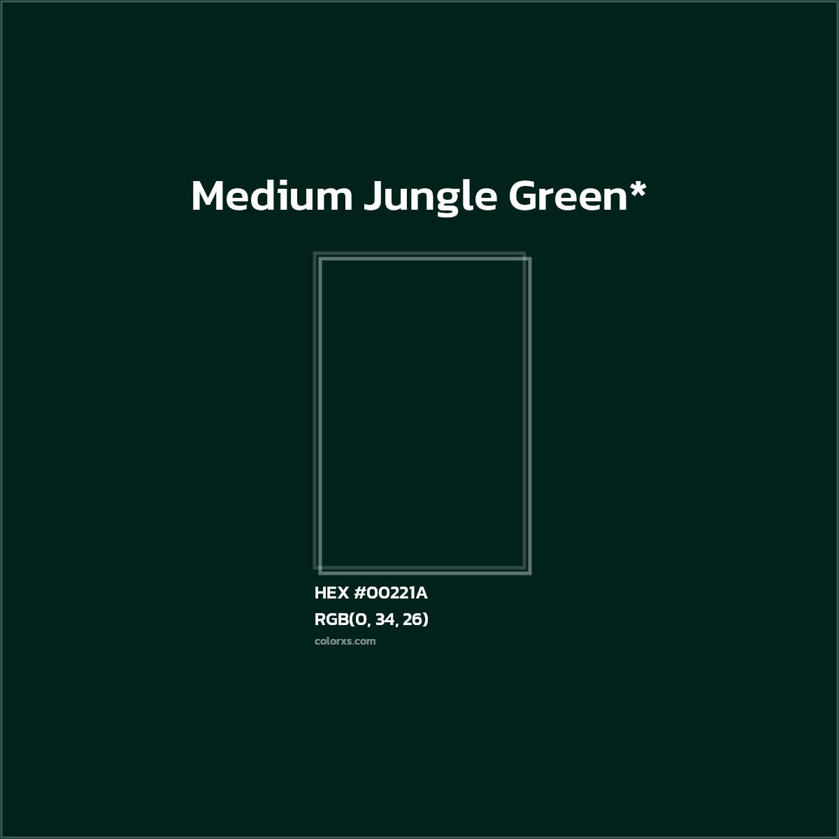 HEX #00221A Color Name, Color Code, Palettes, Similar Paints, Images
