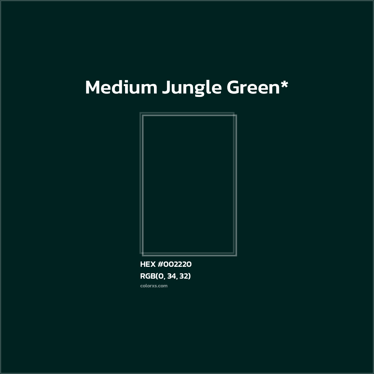 HEX #002220 Color Name, Color Code, Palettes, Similar Paints, Images