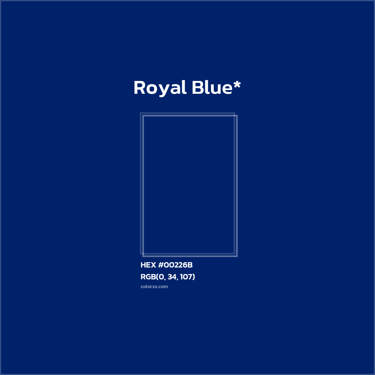 HEX #00226B Color Name, Color Code, Palettes, Similar Paints, Images