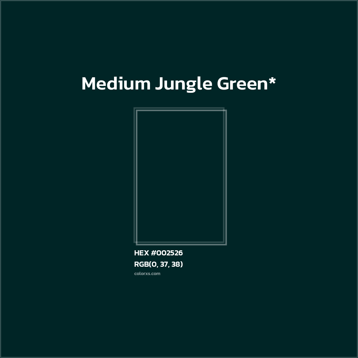 HEX #002526 Color Name, Color Code, Palettes, Similar Paints, Images