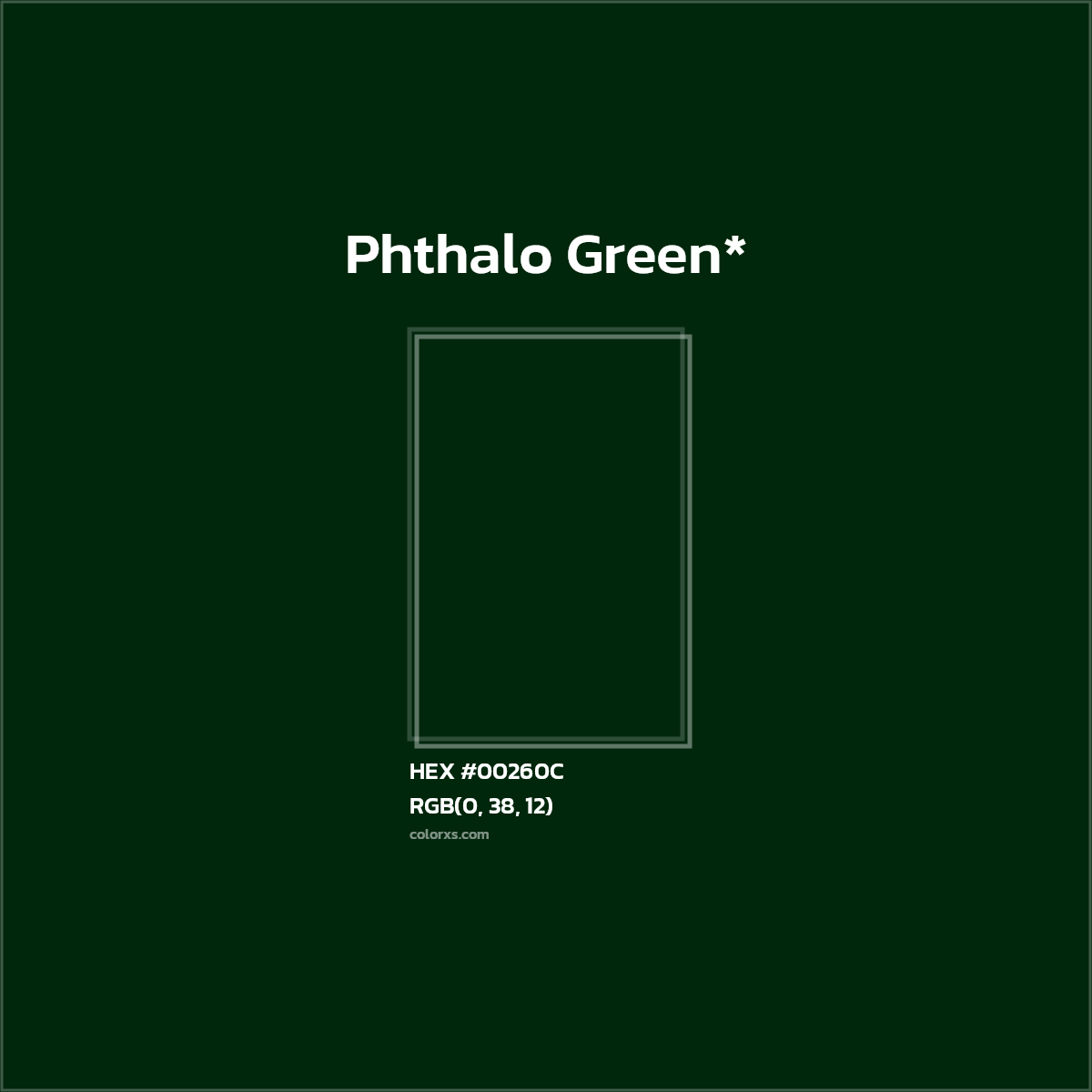 HEX #00260C Color Name, Color Code, Palettes, Similar Paints, Images