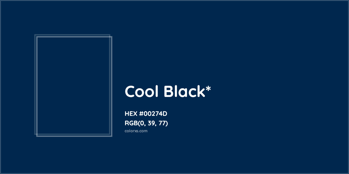 HEX #00274D Color Name, Color Code, Palettes, Similar Paints, Images