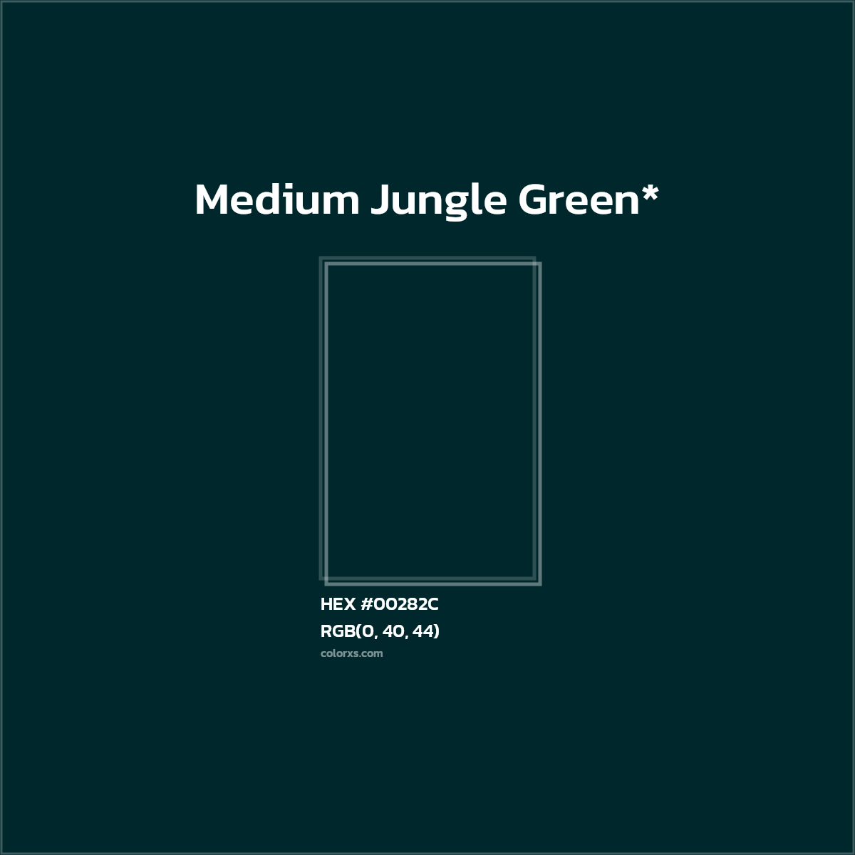 HEX #00282C Color Name, Color Code, Palettes, Similar Paints, Images