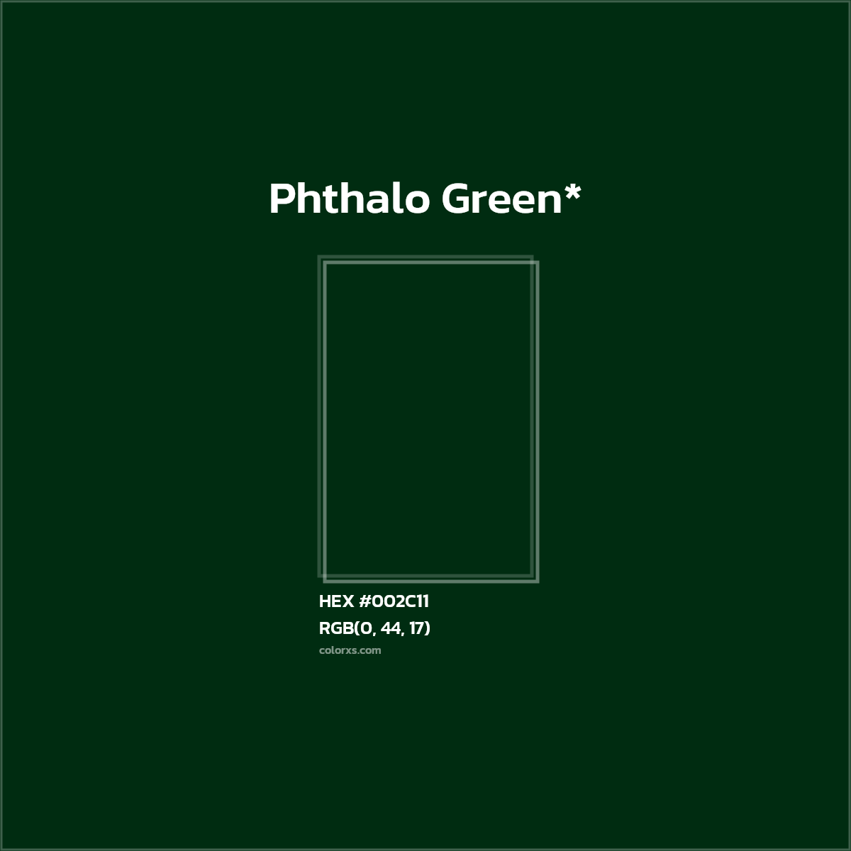 HEX #002C11 Color Name, Color Code, Palettes, Similar Paints, Images