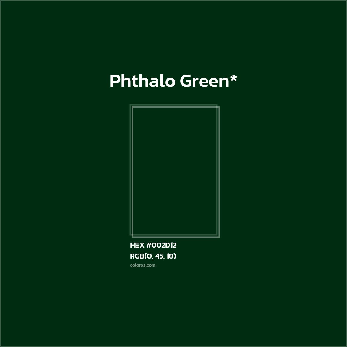 HEX #002D12 Color Name, Color Code, Palettes, Similar Paints, Images