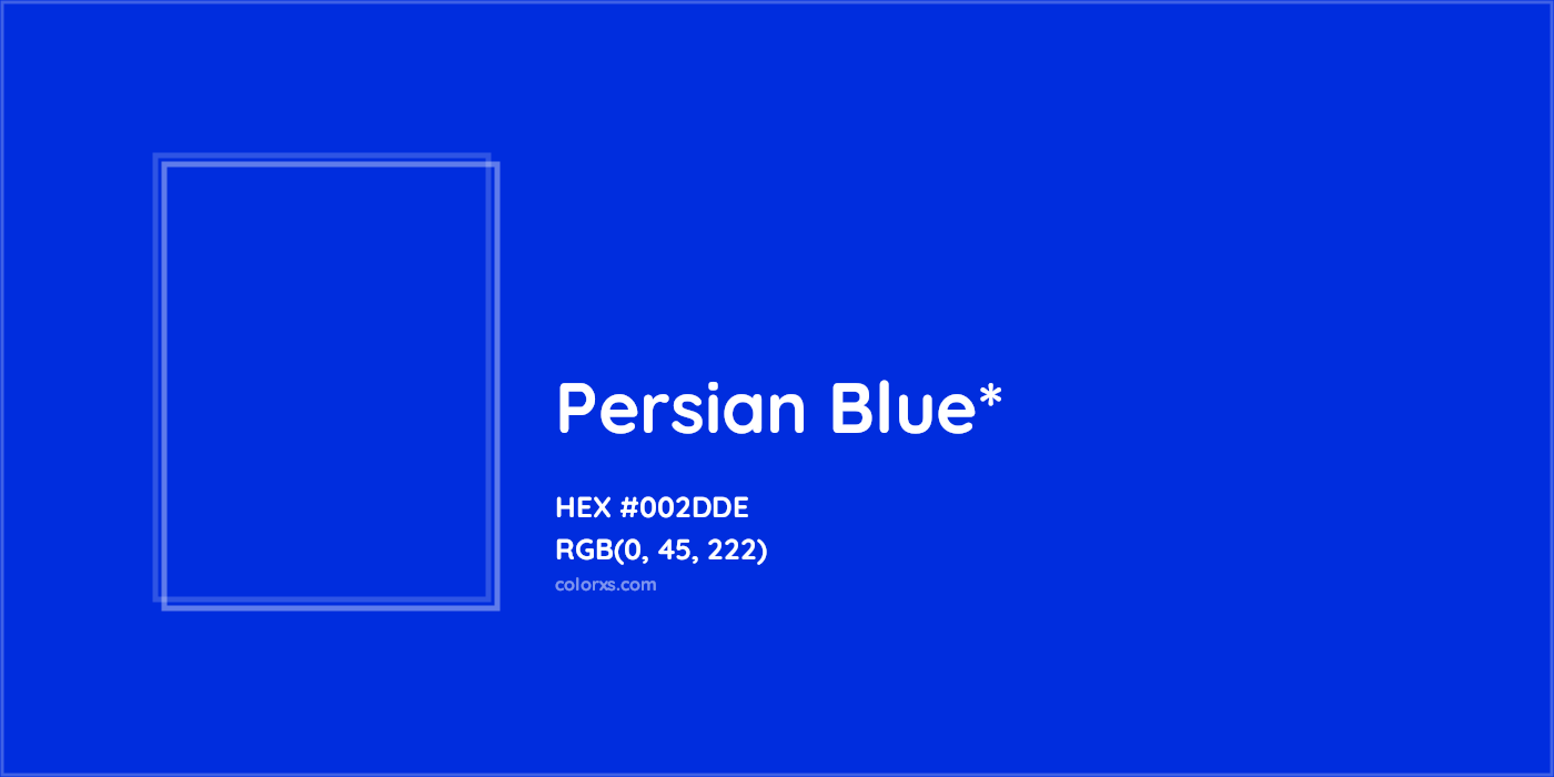 HEX #002DDE Color Name, Color Code, Palettes, Similar Paints, Images