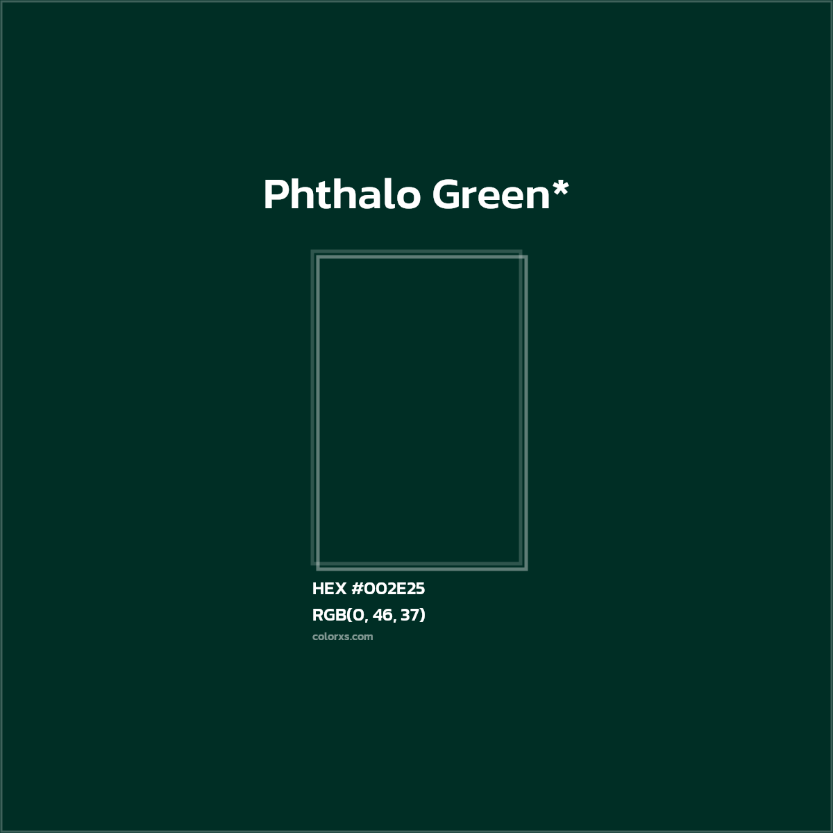 HEX #002E25 Color Name, Color Code, Palettes, Similar Paints, Images