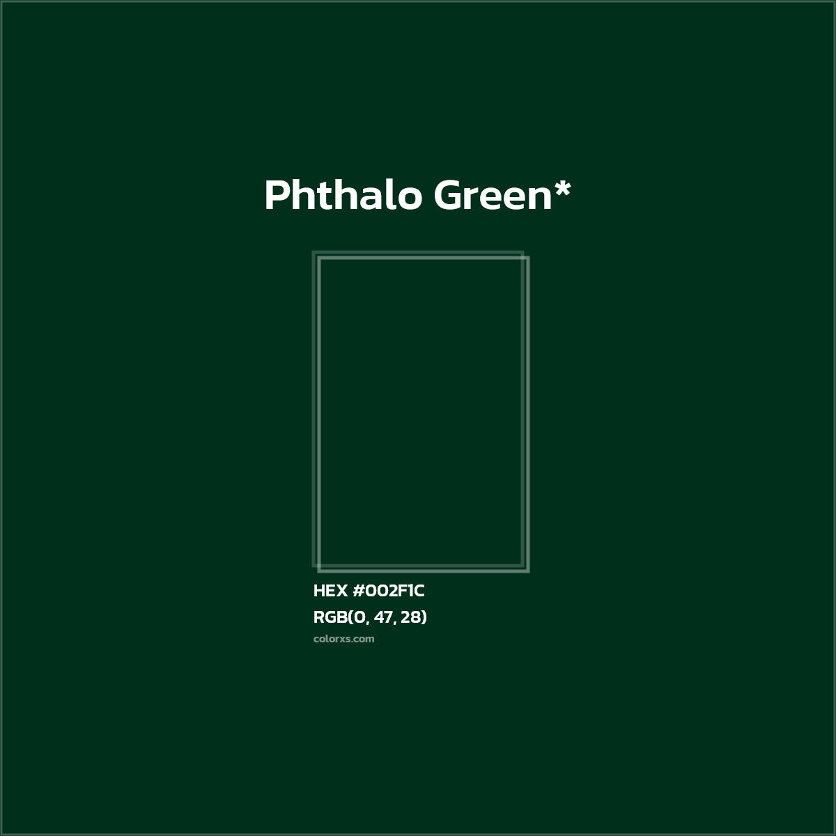 HEX #002F1C Color Name, Color Code, Palettes, Similar Paints, Images