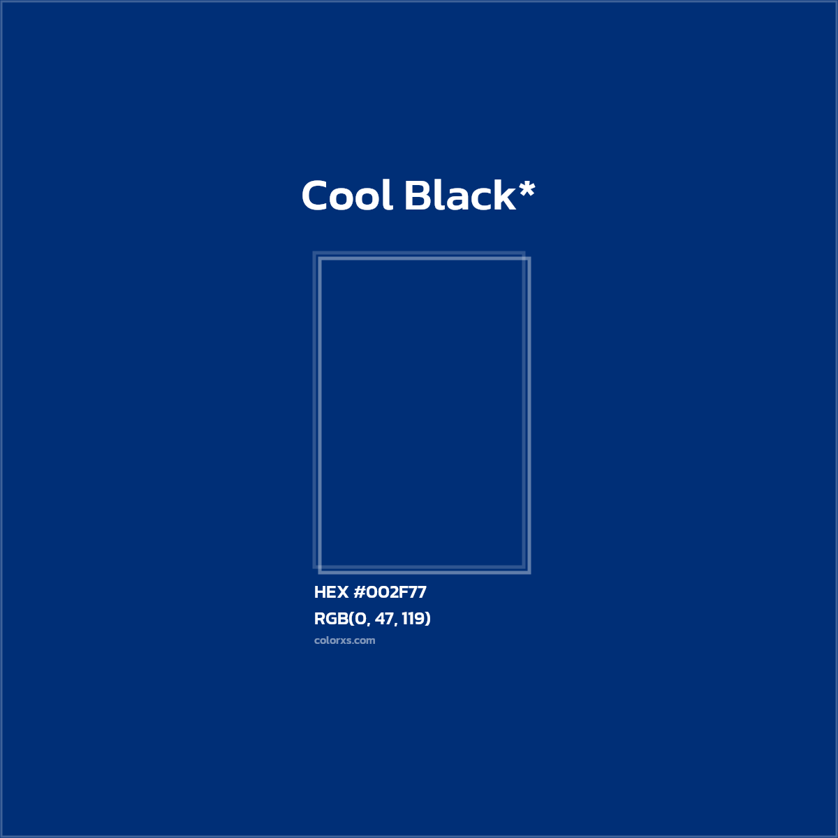 HEX #002F77 Color Name, Color Code, Palettes, Similar Paints, Images