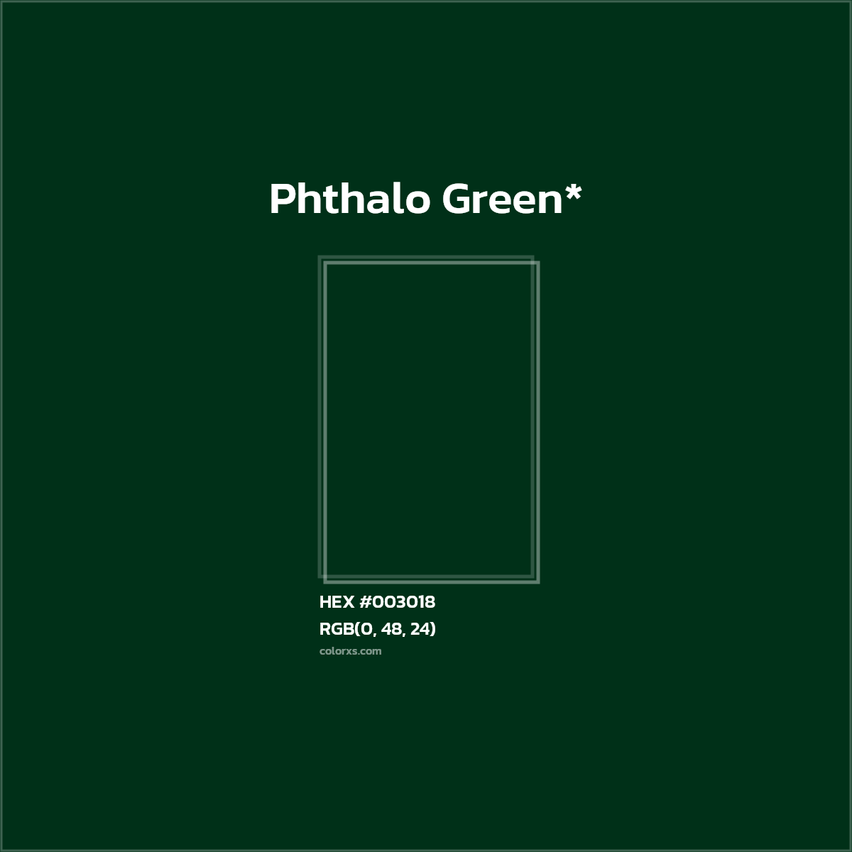 HEX #003018 Color Name, Color Code, Palettes, Similar Paints, Images