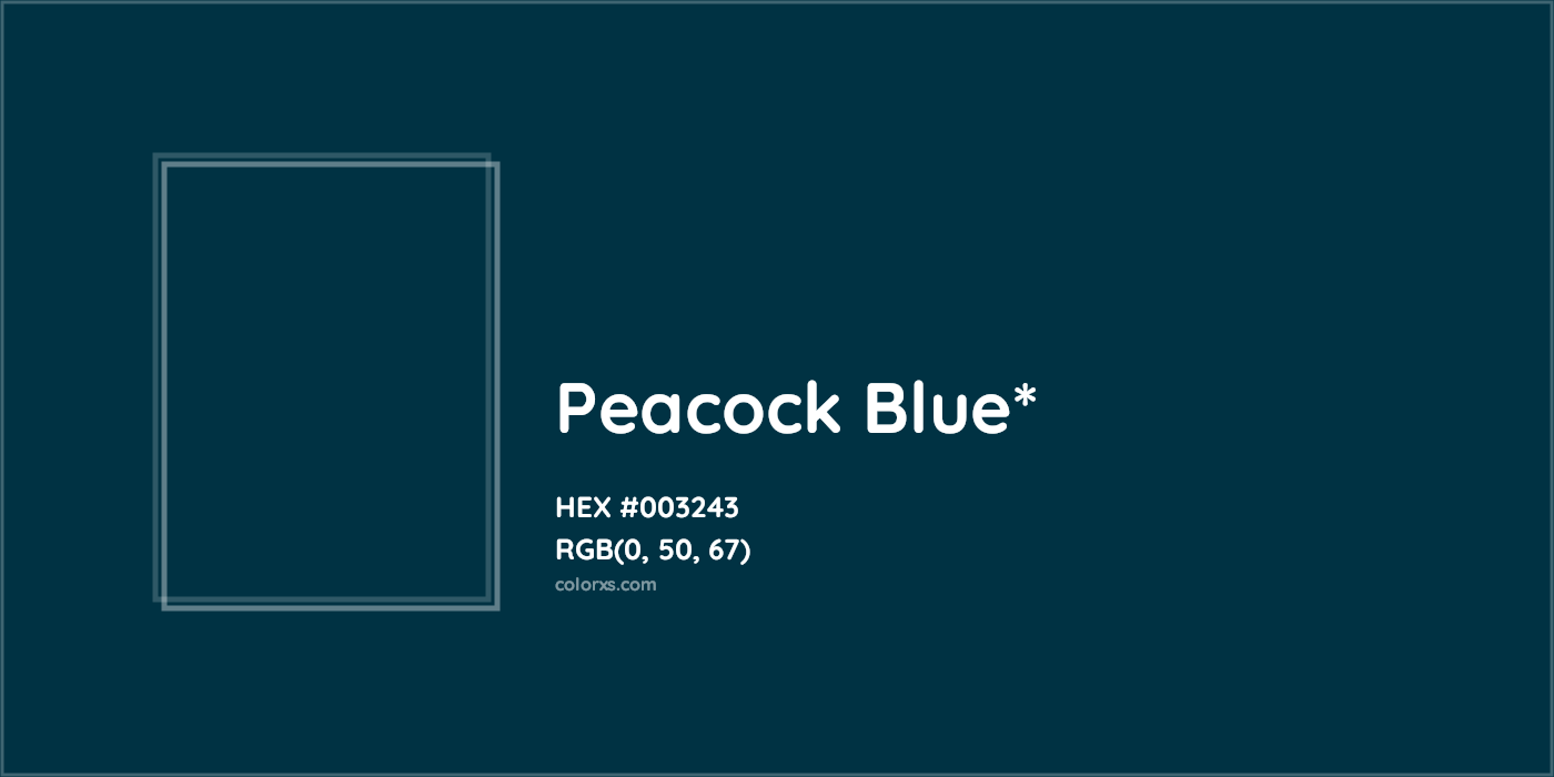 HEX #003243 Color Name, Color Code, Palettes, Similar Paints, Images