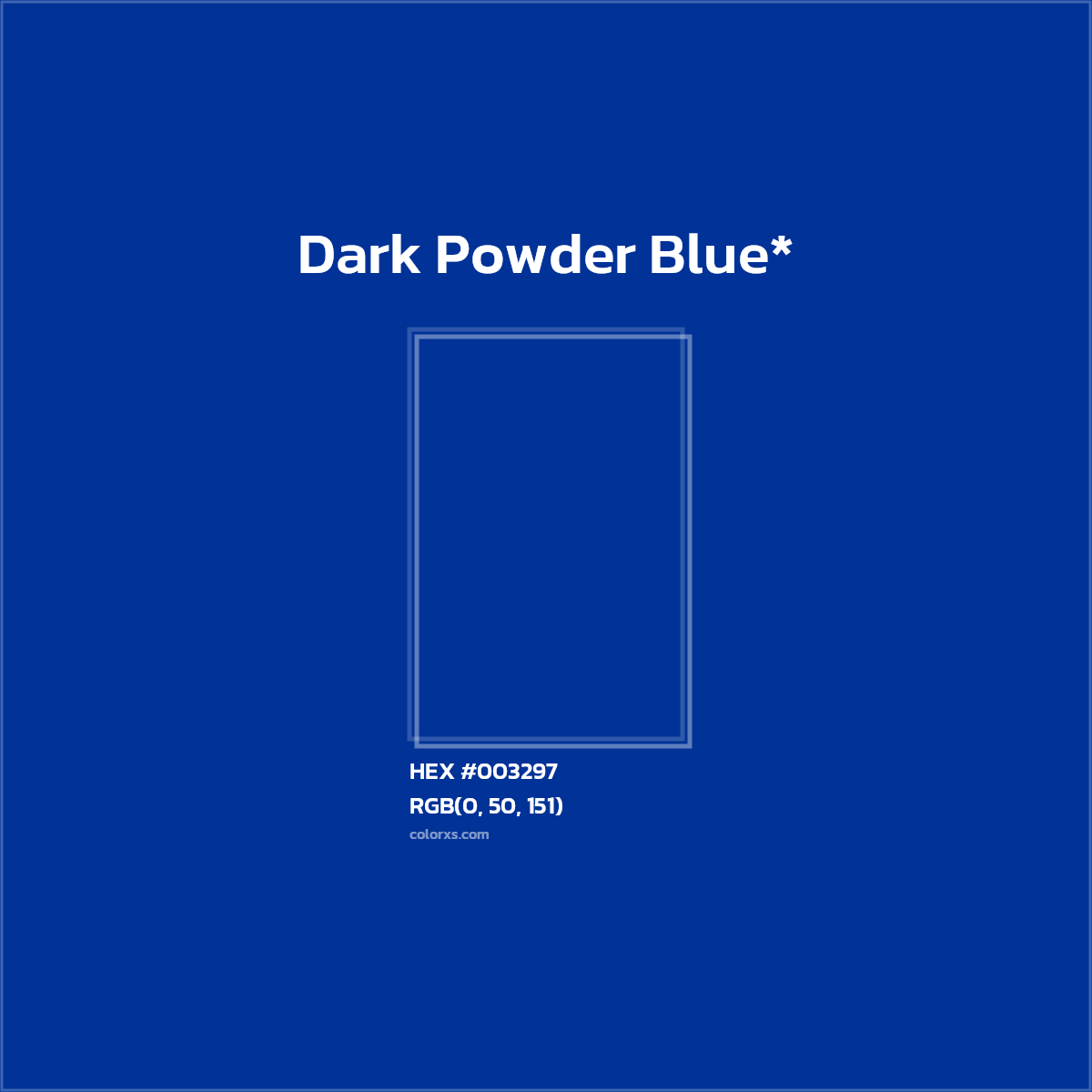 HEX #003297 Color Name, Color Code, Palettes, Similar Paints, Images