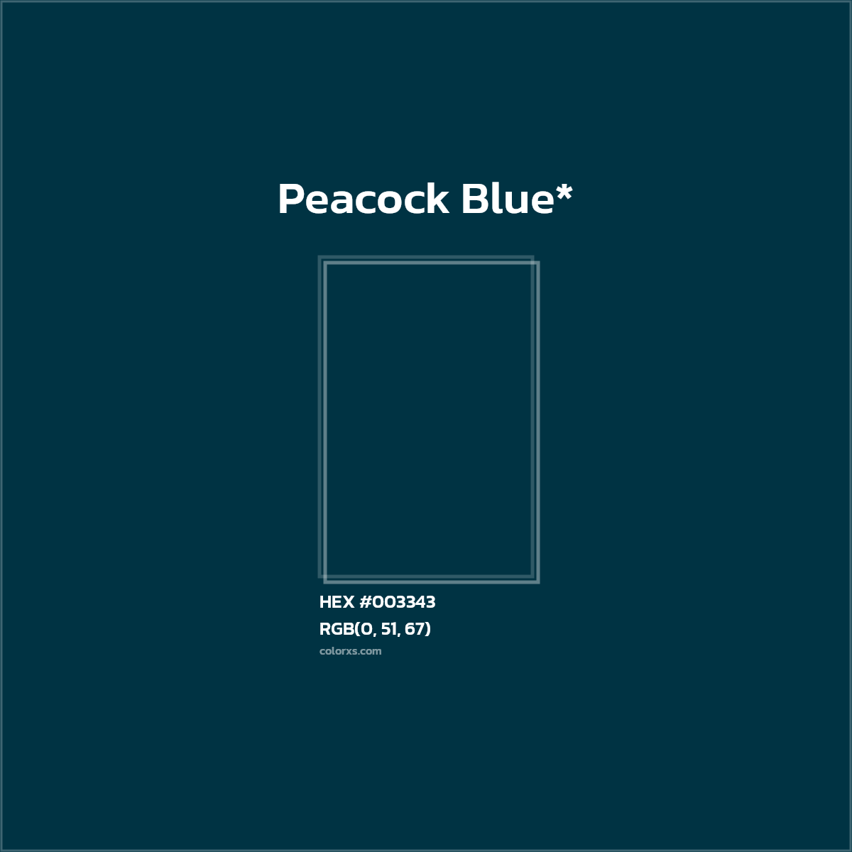 HEX #003343 Color Name, Color Code, Palettes, Similar Paints, Images