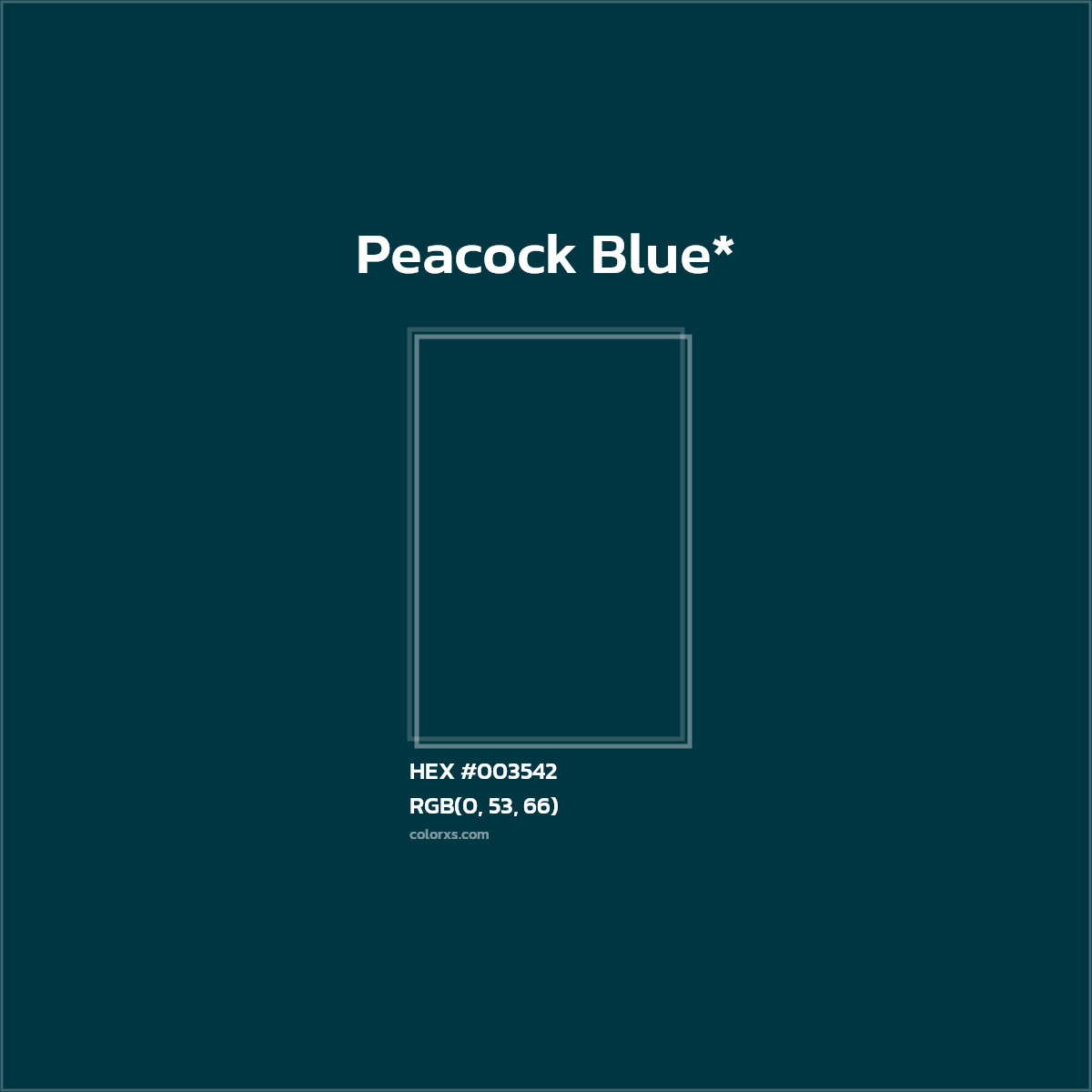 HEX #003542 Color Name, Color Code, Palettes, Similar Paints, Images