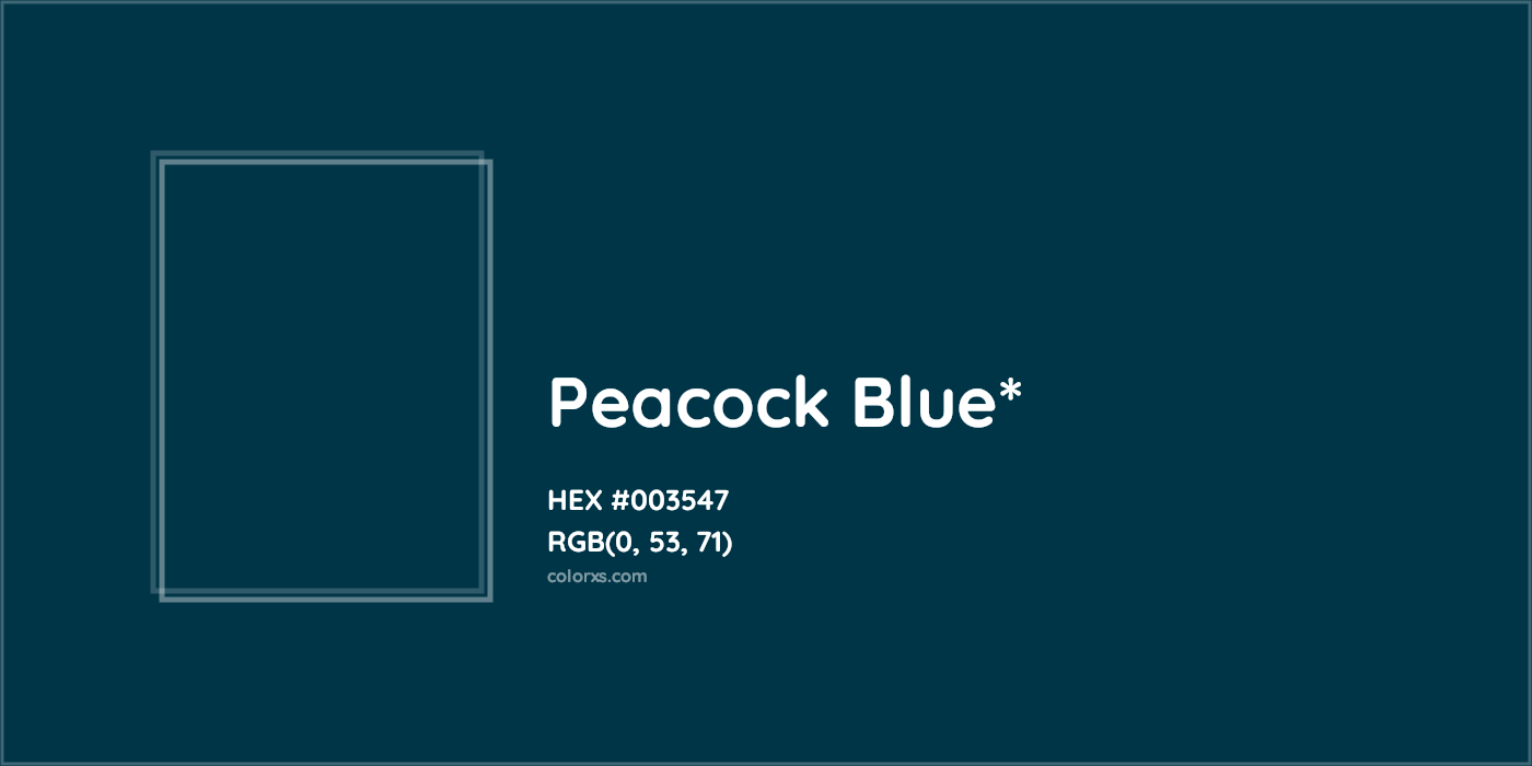 HEX #003547 Color Name, Color Code, Palettes, Similar Paints, Images