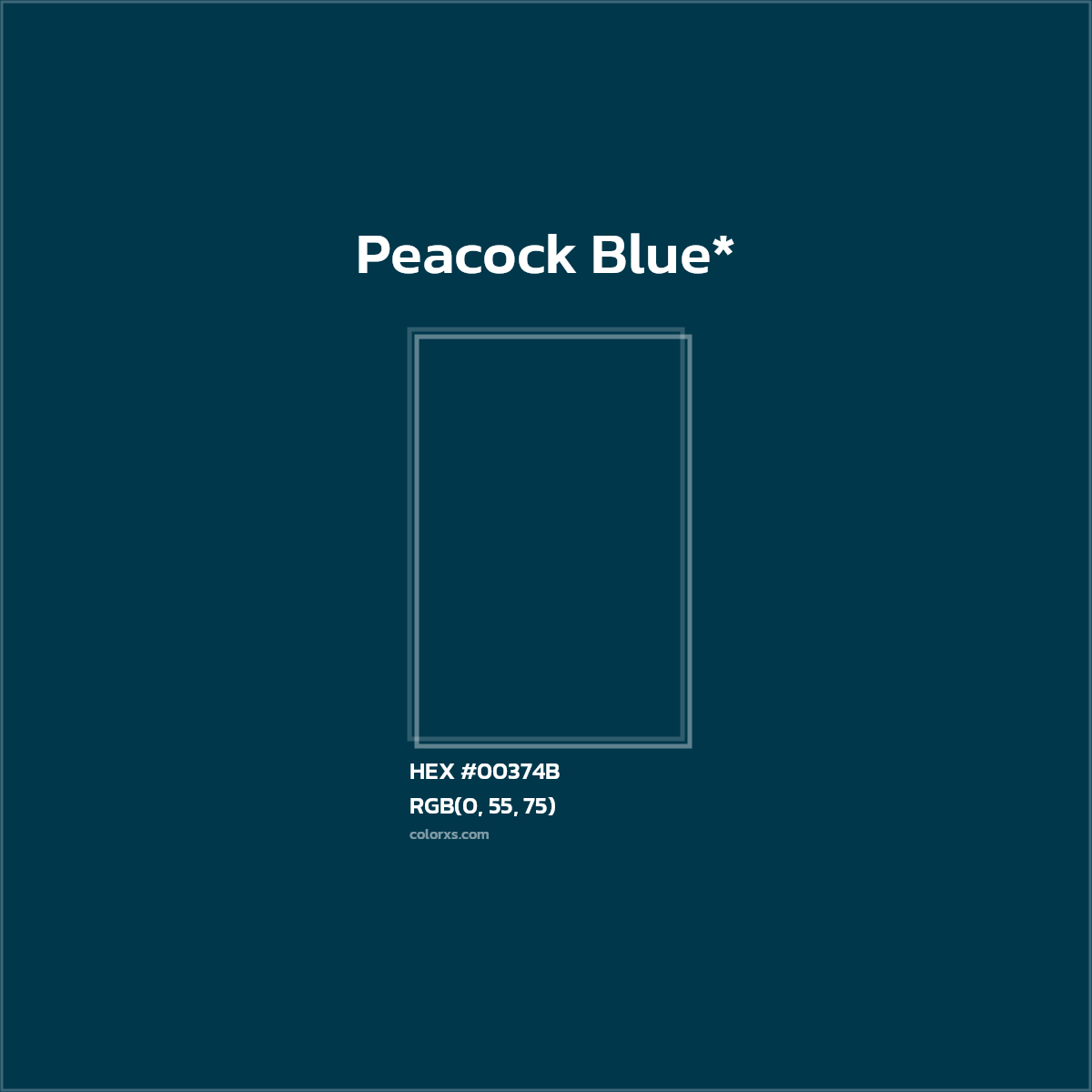 HEX #00374B Color Name, Color Code, Palettes, Similar Paints, Images