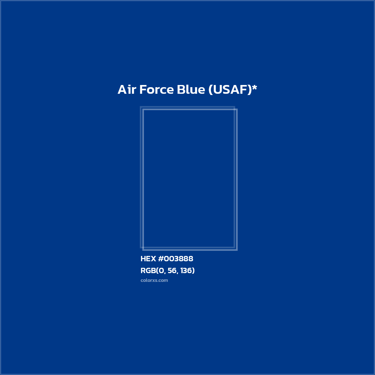 HEX #003888 Color Name, Color Code, Palettes, Similar Paints, Images