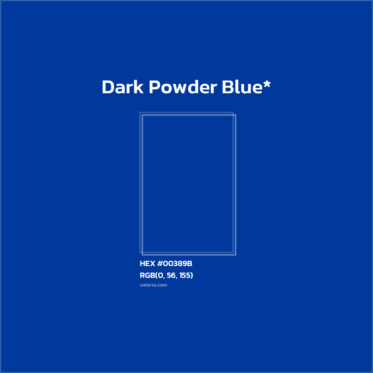 HEX #00389B Color Name, Color Code, Palettes, Similar Paints, Images