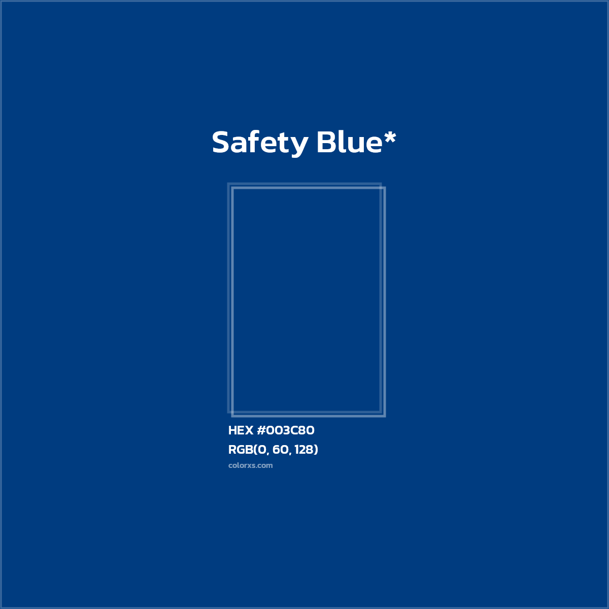 HEX #003C80 Color Name, Color Code, Palettes, Similar Paints, Images