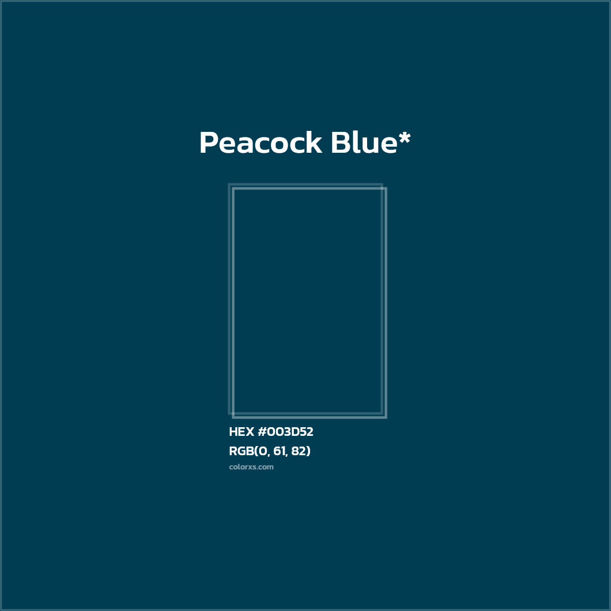 HEX #003D52 Color Name, Color Code, Palettes, Similar Paints, Images