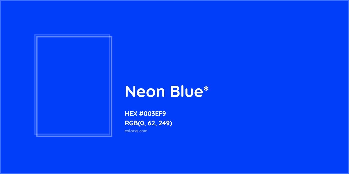 HEX #003EF9 Color Name, Color Code, Palettes, Similar Paints, Images