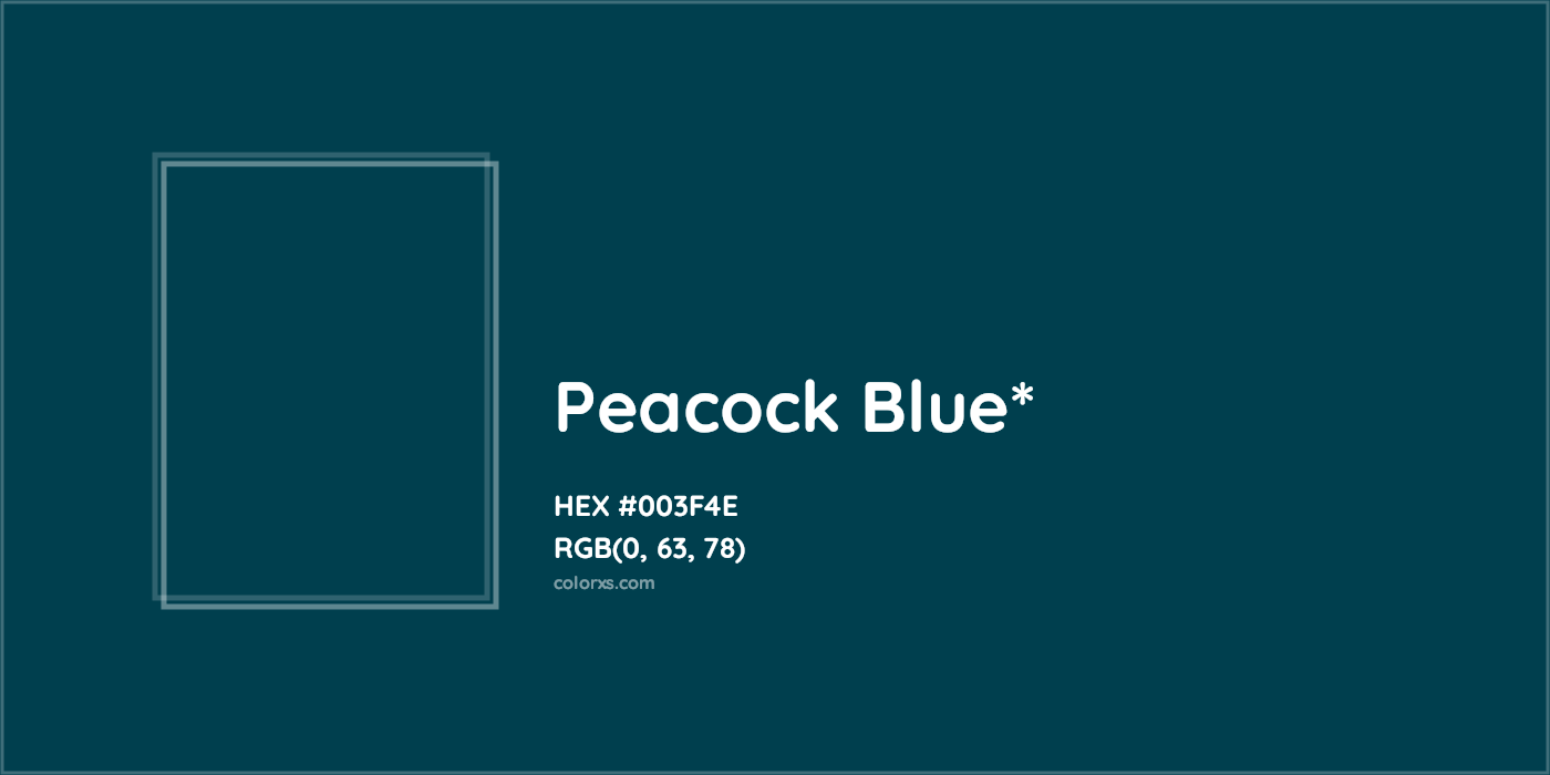 HEX #003F4E Color Name, Color Code, Palettes, Similar Paints, Images