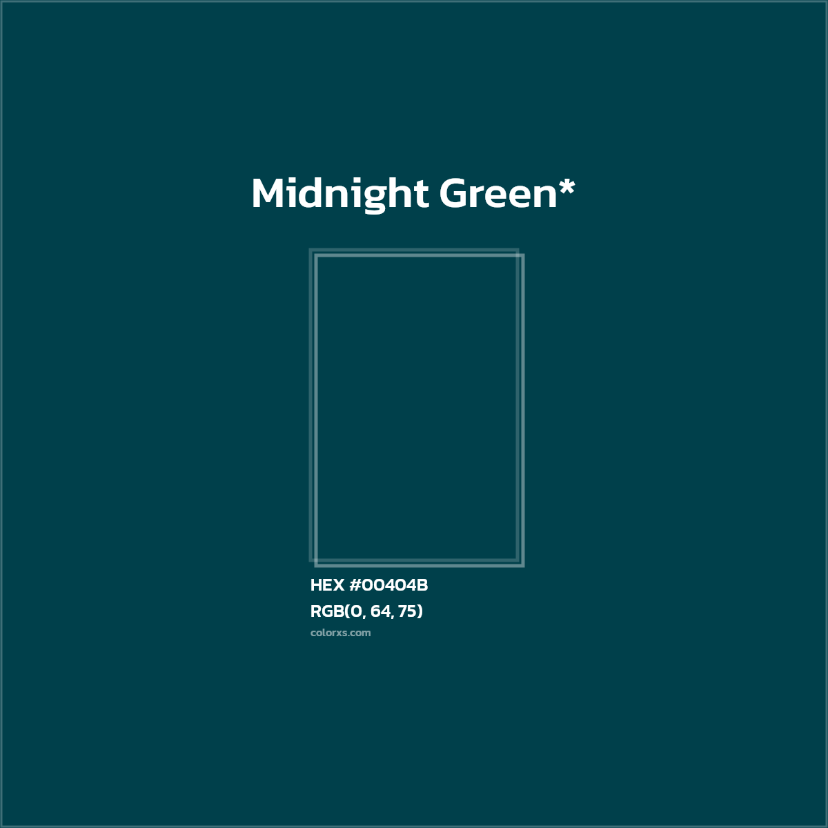 HEX #00404B Color Name, Color Code, Palettes, Similar Paints, Images