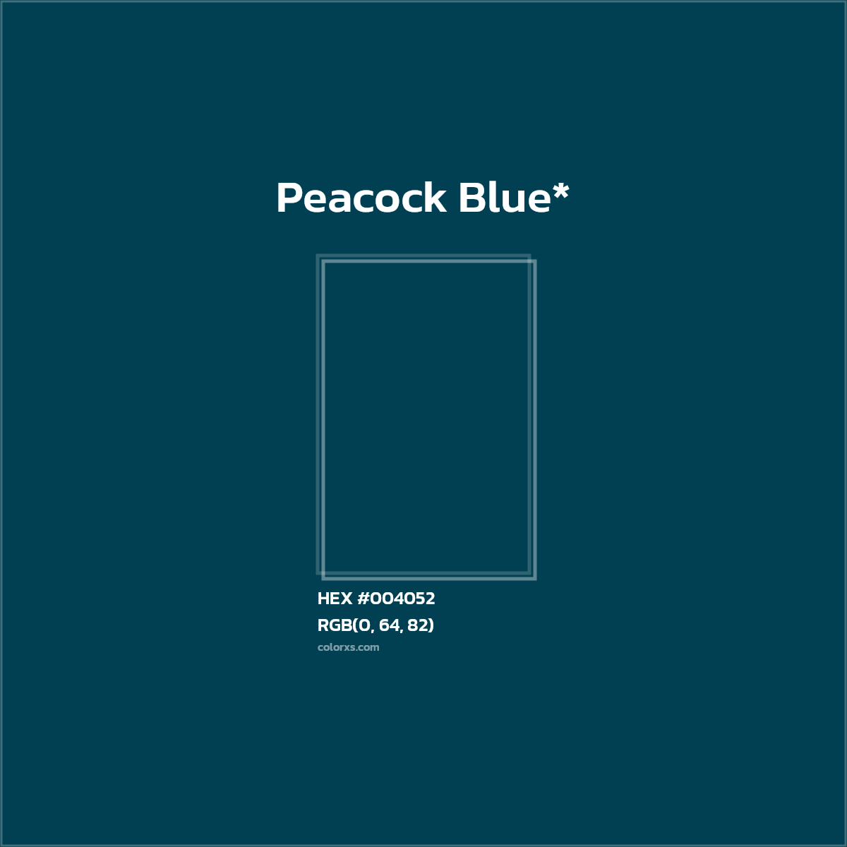 HEX #004052 Color Name, Color Code, Palettes, Similar Paints, Images