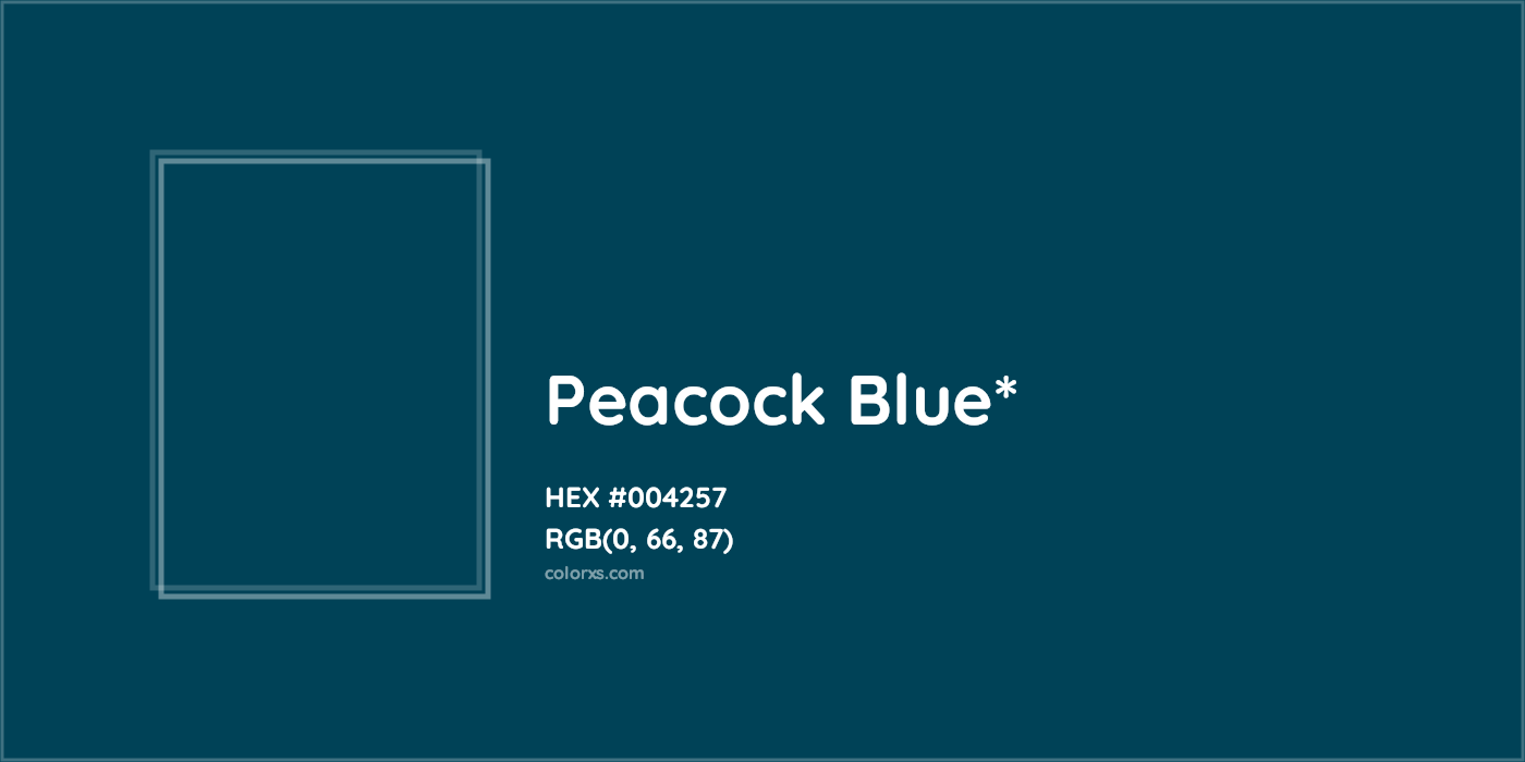 HEX #004257 Color Name, Color Code, Palettes, Similar Paints, Images
