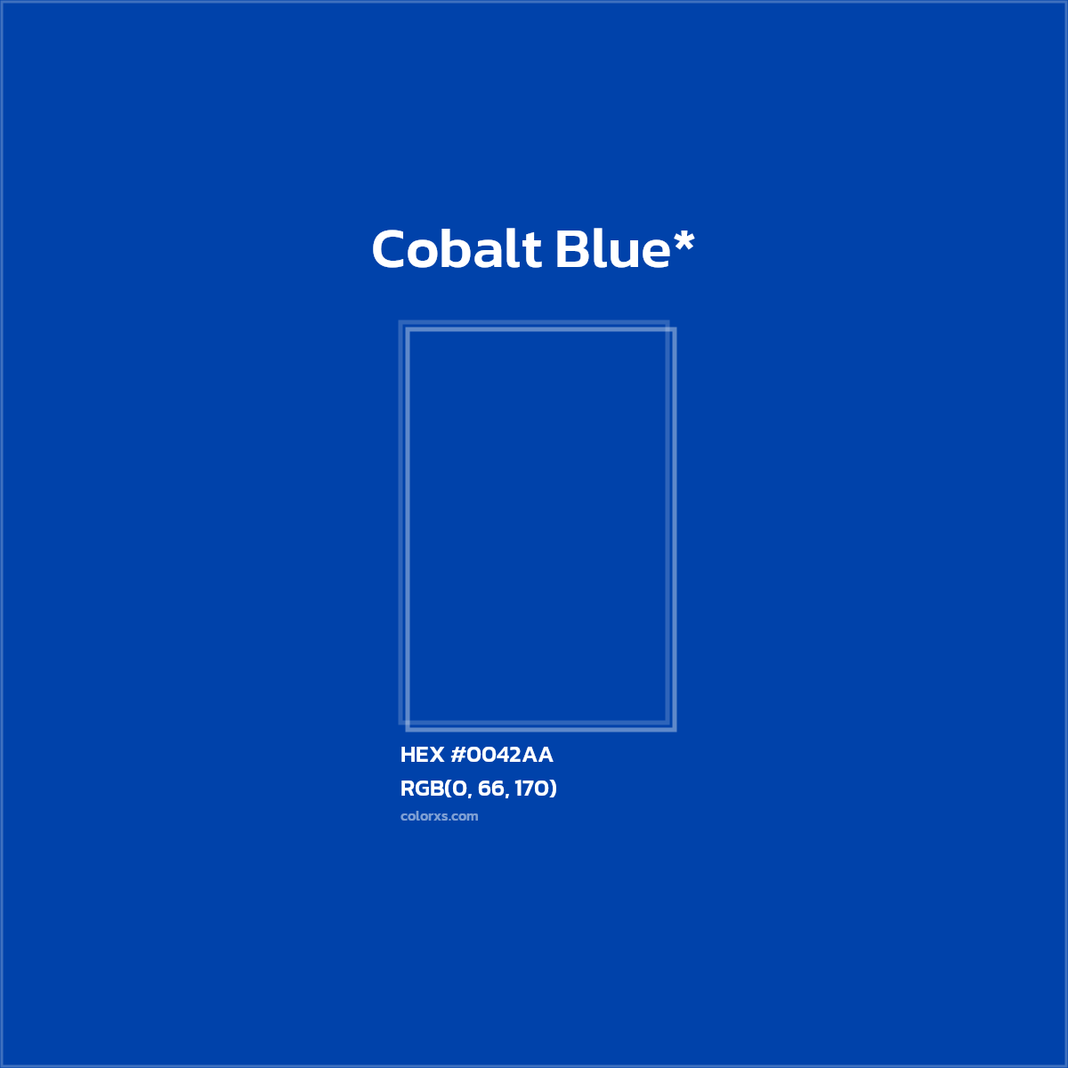 HEX #0042AA Color Name, Color Code, Palettes, Similar Paints, Images
