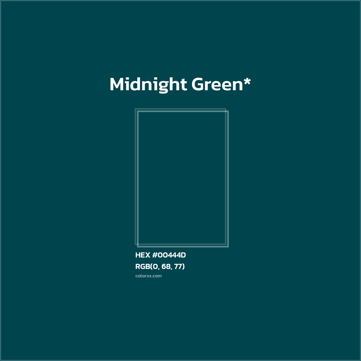 HEX #00444D Color Name, Color Code, Palettes, Similar Paints, Images