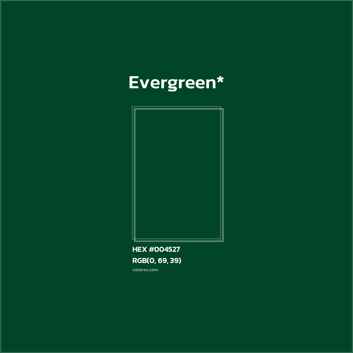 HEX #004527 Color Name, Color Code, Palettes, Similar Paints, Images