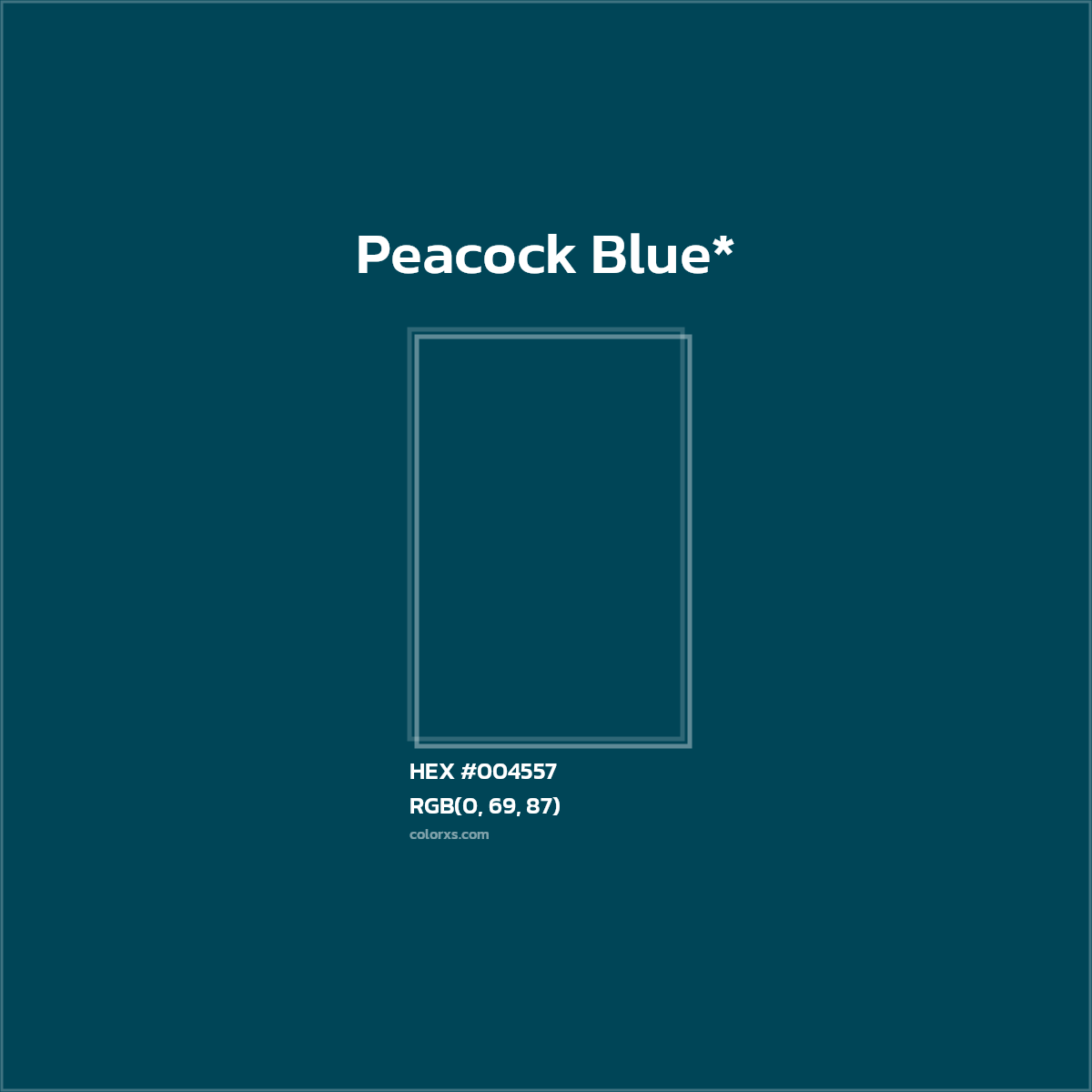 HEX #004557 Color Name, Color Code, Palettes, Similar Paints, Images