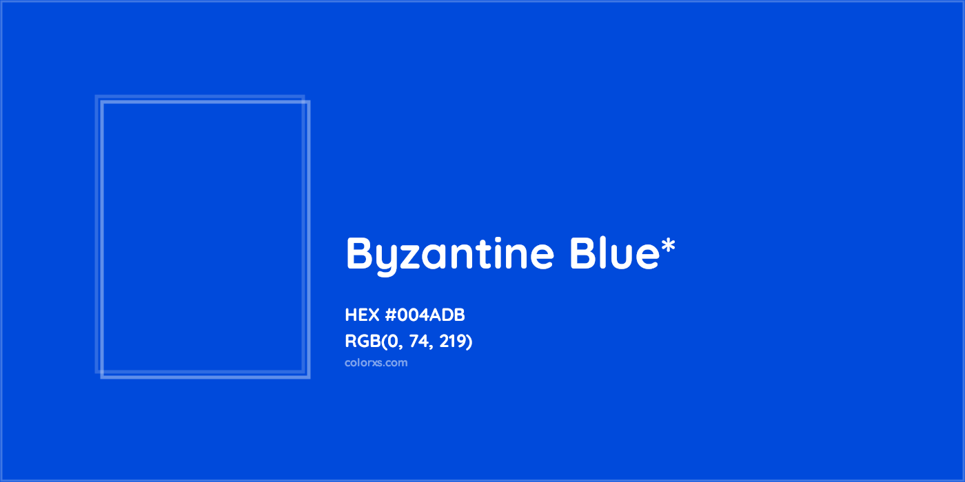 HEX #004ADB Color Name, Color Code, Palettes, Similar Paints, Images