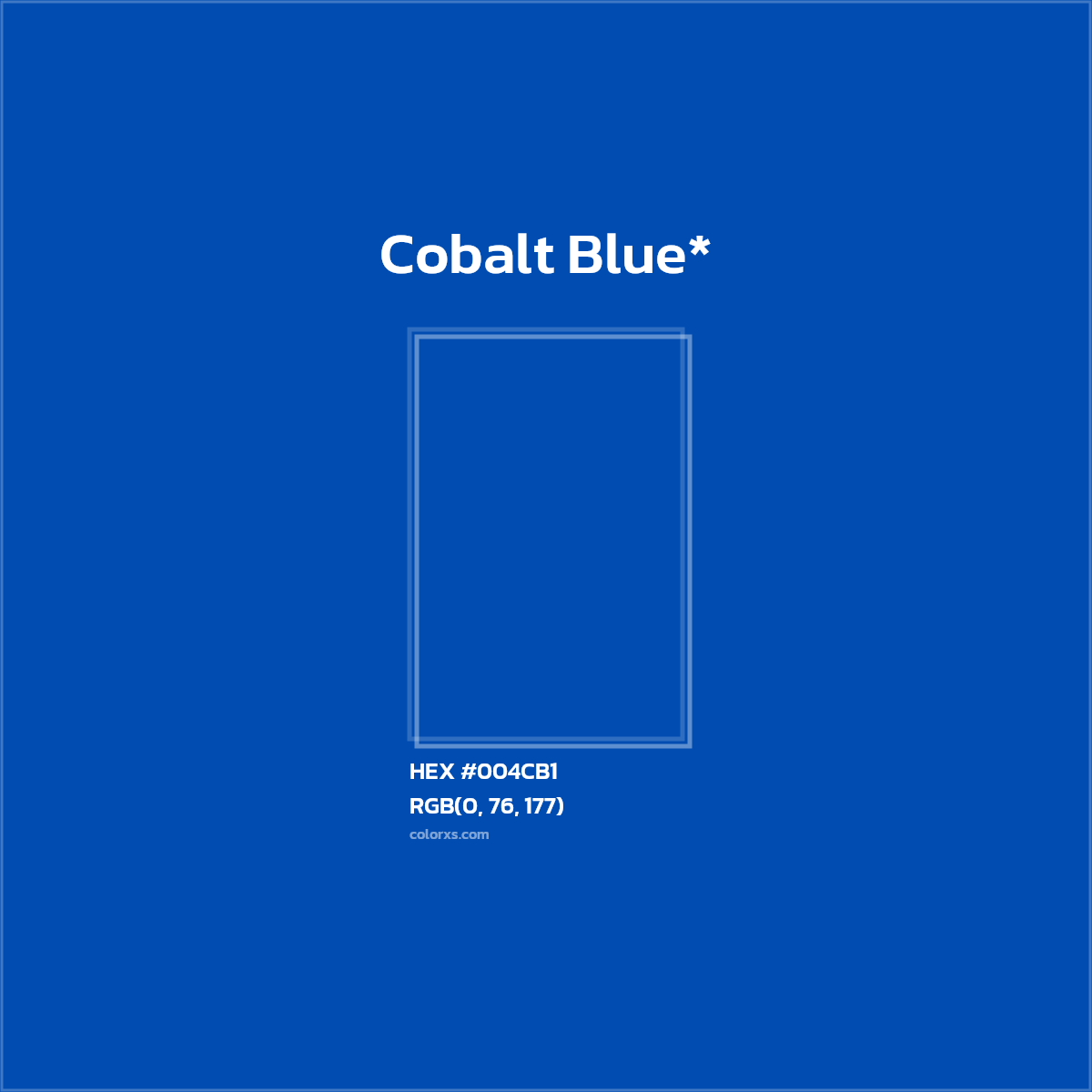 HEX #004CB1 Color Name, Color Code, Palettes, Similar Paints, Images