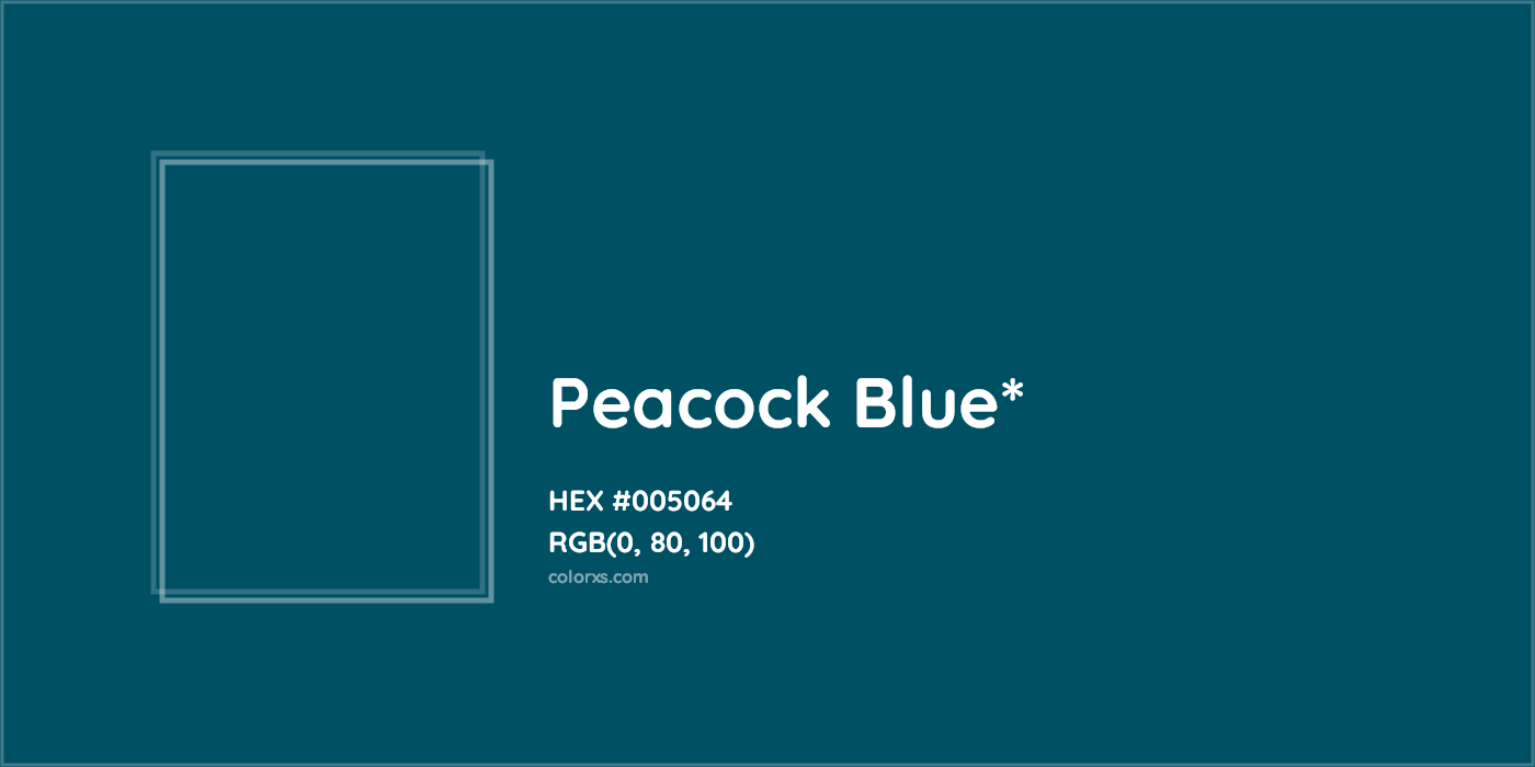 HEX #005064 Color Name, Color Code, Palettes, Similar Paints, Images