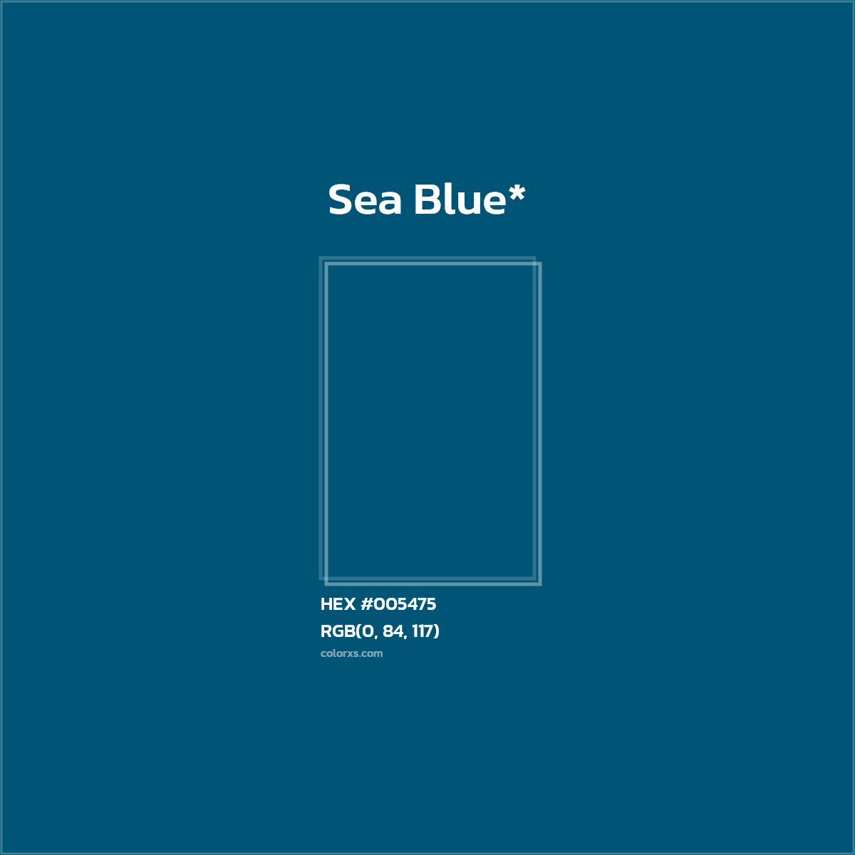 HEX #005475 Color Name, Color Code, Palettes, Similar Paints, Images