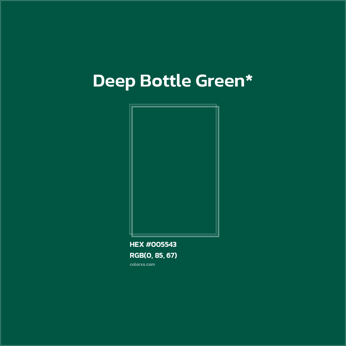 HEX #005543 Color Name, Color Code, Palettes, Similar Paints, Images