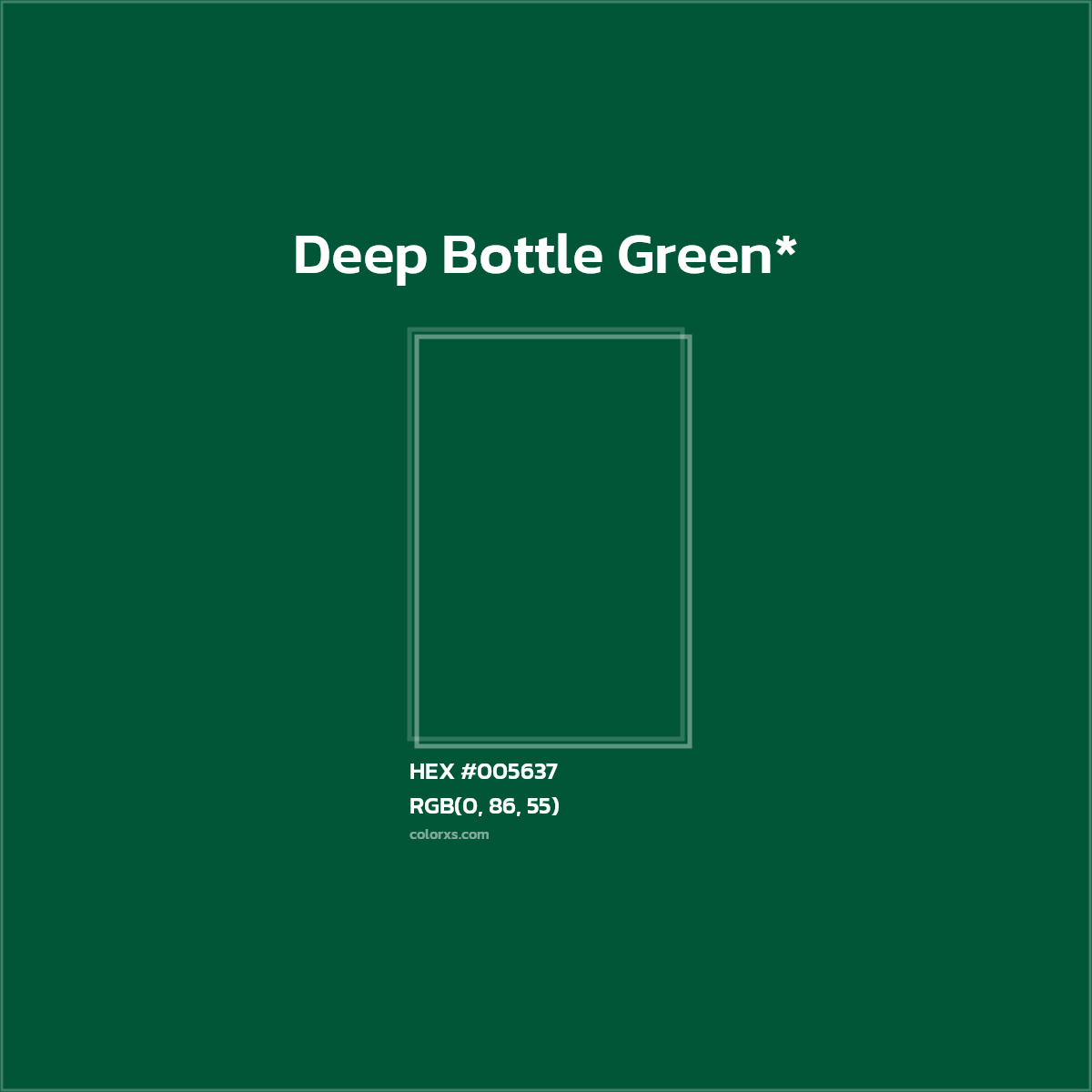 HEX #005637 Color Name, Color Code, Palettes, Similar Paints, Images