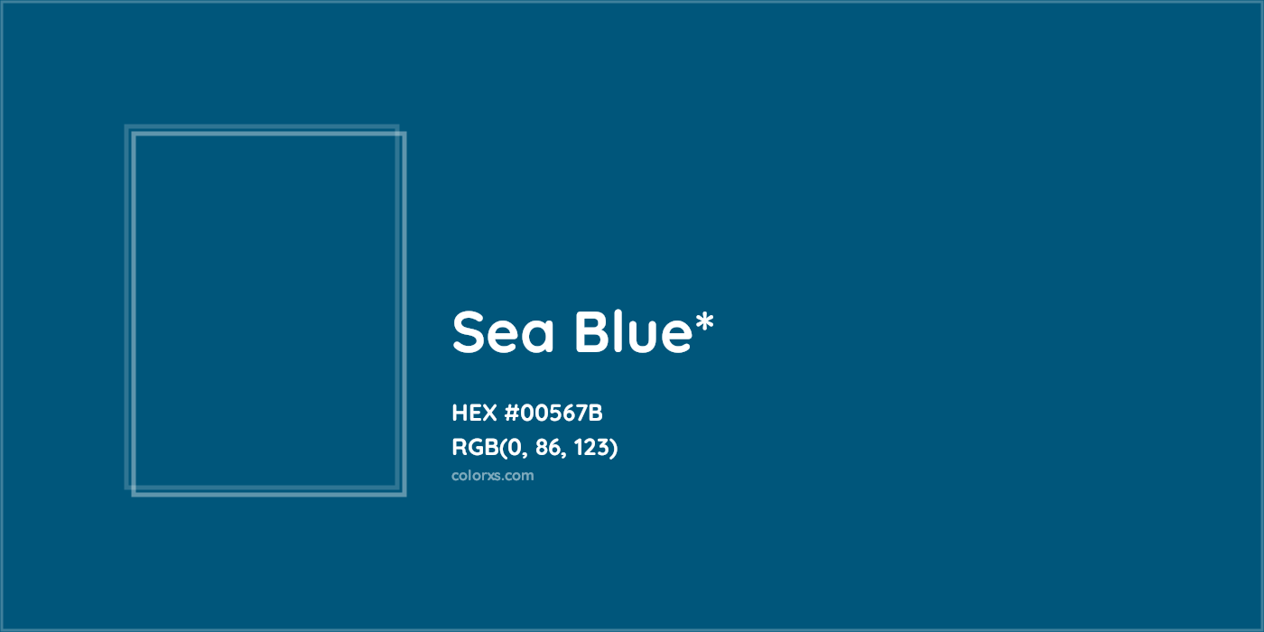 HEX #00567B Color Name, Color Code, Palettes, Similar Paints, Images