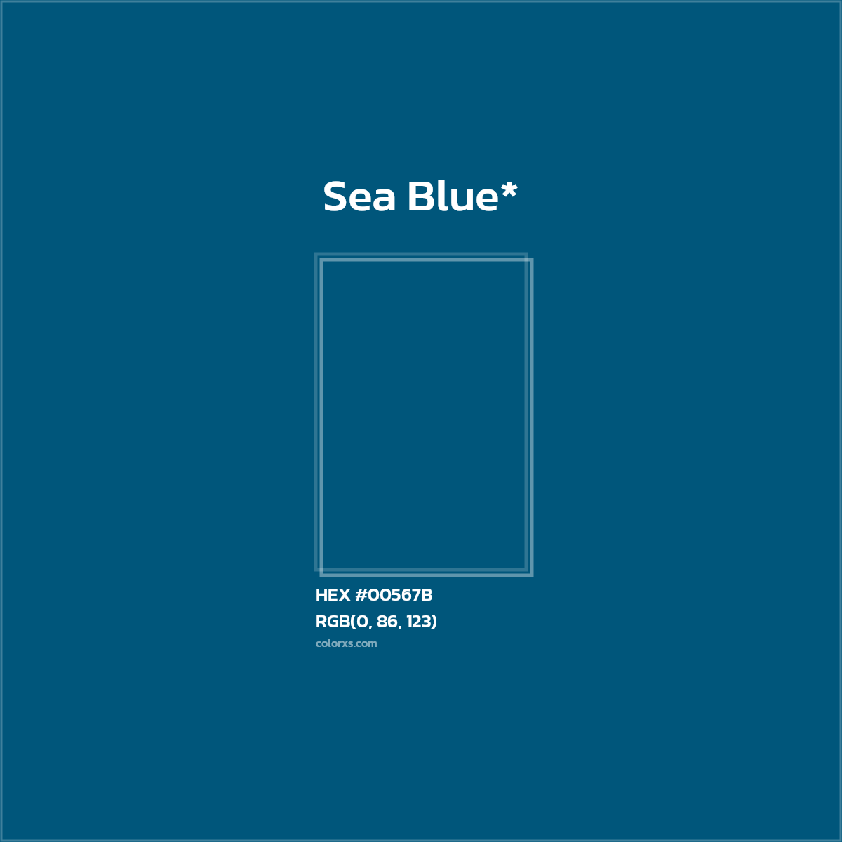 HEX #00567B Color Name, Color Code, Palettes, Similar Paints, Images